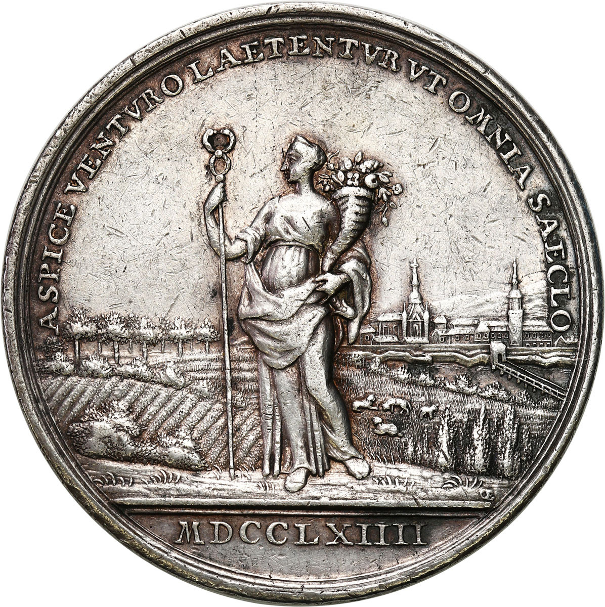 Niemcy, Saksonia. Xaver (1763-1768). Medal 1764